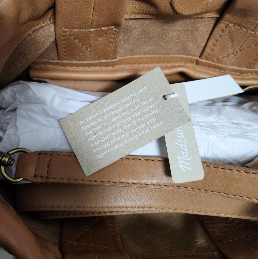 MADEWELL Piazza Leather Drawstring Handbag - Picture 11 of 11